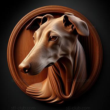 3D model st Horthaya greyhound dog (STL)